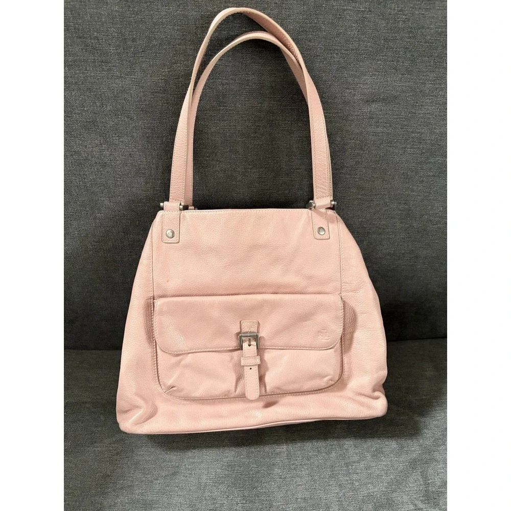Lauren Ralph Lauren Baby‎ Pink Leather Bag Purse